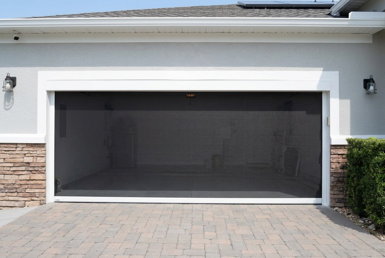 White trim / gray exterior