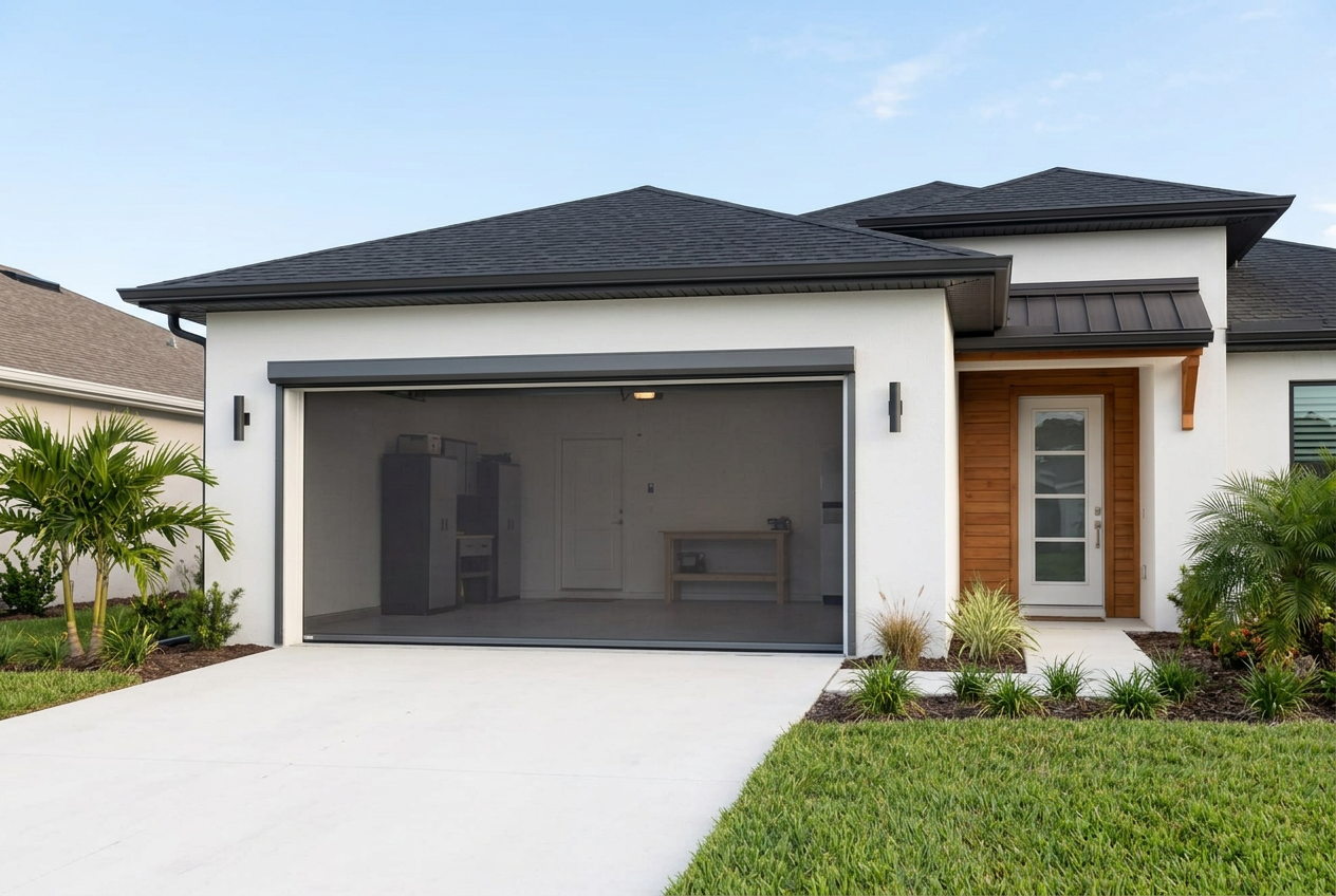 Modern home / graphite trim